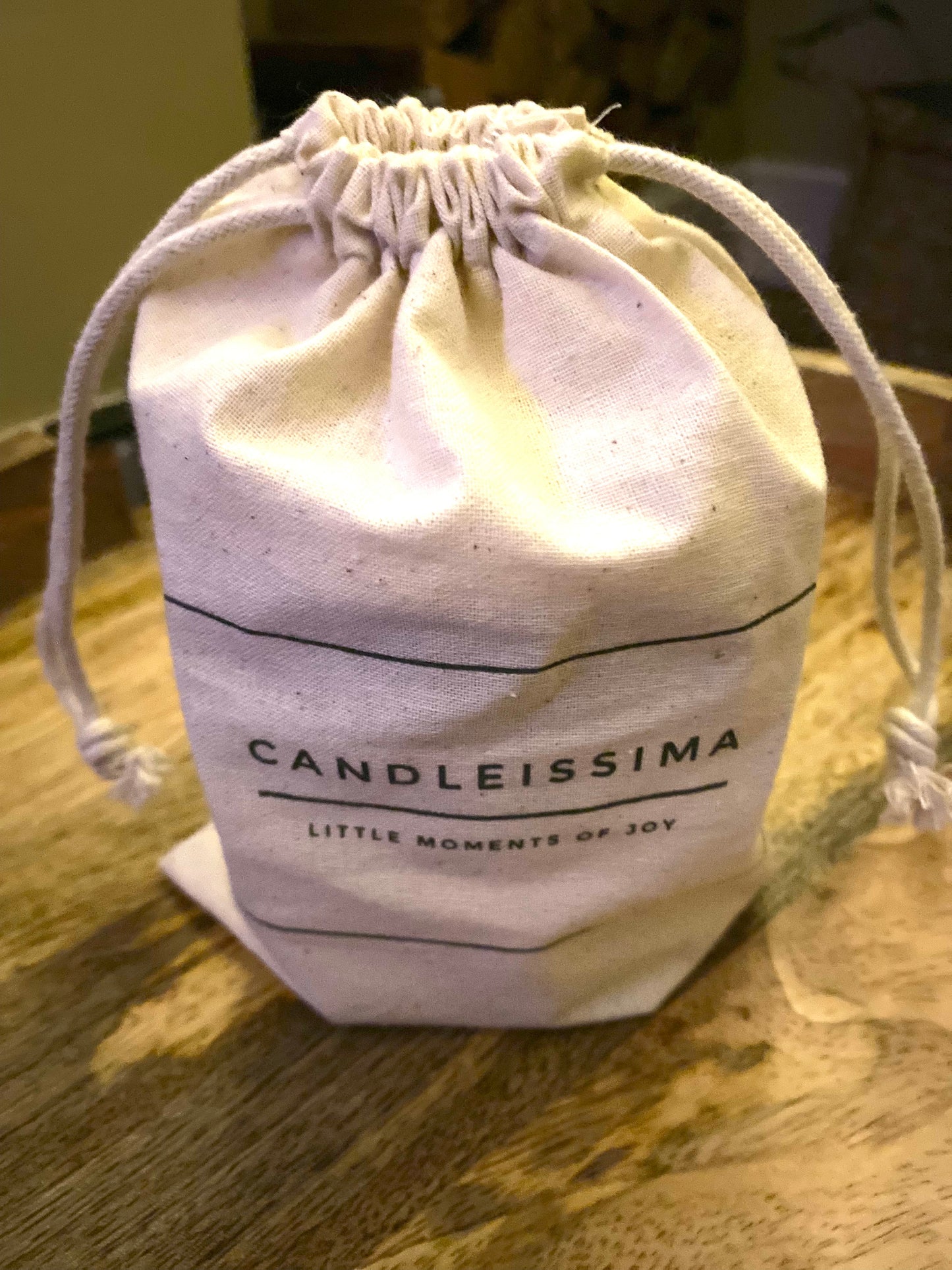 Cotone - Candle 190gr with lid and cotton bag